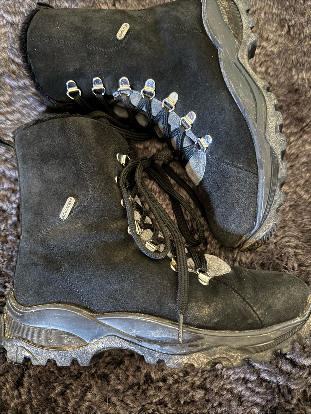 Attibatex Insulated Weatherproof Lace Up Boots